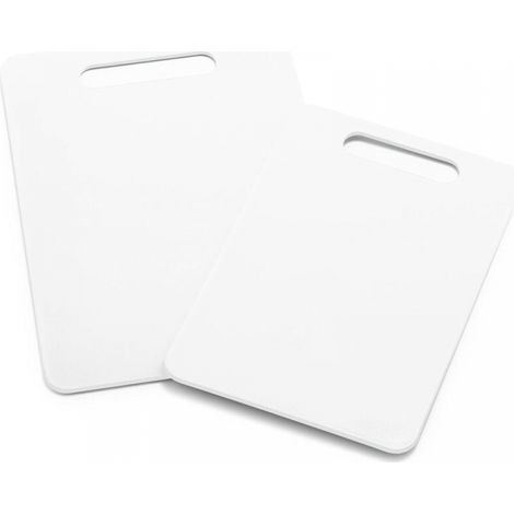 Planches à découper blanches, accessoires de cuisine, 2 pièces (1/5)