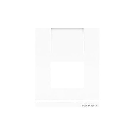 Busch-Jaeger Placca frontale video, 1/3, bianco (41383CF-W-03), 2TMA130160W0010