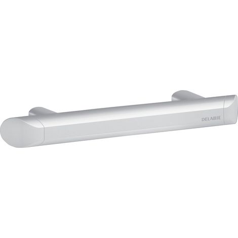 Delabie – Barre de maintien droite 300 mm – Diamètre 35 mm – Fixations invisibles – Testée à plus de 200 kg pour espaces confinés