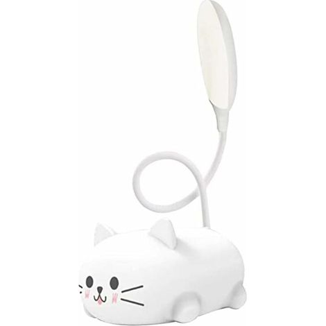 Lampes de chevet minimalistes enfants lampe de bureau LED pour enfants étudiant apprentissage lampe de protection des yeux USB lampe rechargeable cadeau dortoir petite lampe de bureau lampe de nuit (1/4)