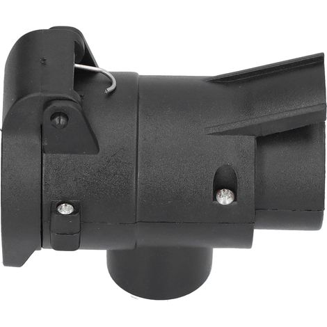 Prise 12V EU pour remorque étanche, adaptateur 7 vers 13 broches, connecteur camion et caravane, câble d'alimentation RV avec prise femelle, étanche et robuste (1/5)