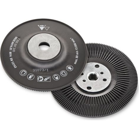 Sia Turbo Stützteller 125mm M14 extrahart für 4582 Hochleistungs Fiberscheiben (1/2)