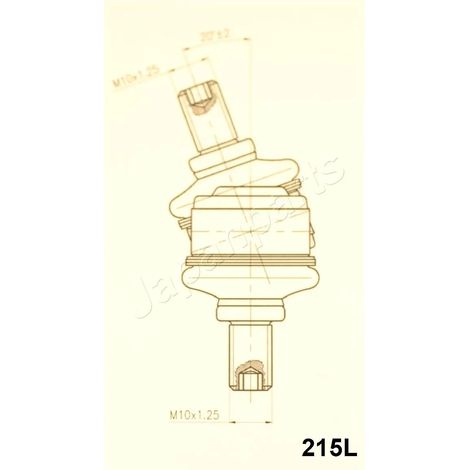Stabilisateur, chassis Japanparts SI-215L TOYOTA 48810-33010 4881006030