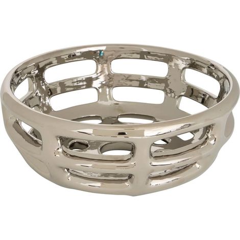 Coupelle Design en Céramique "Sky" 29cm Argent (1/4)