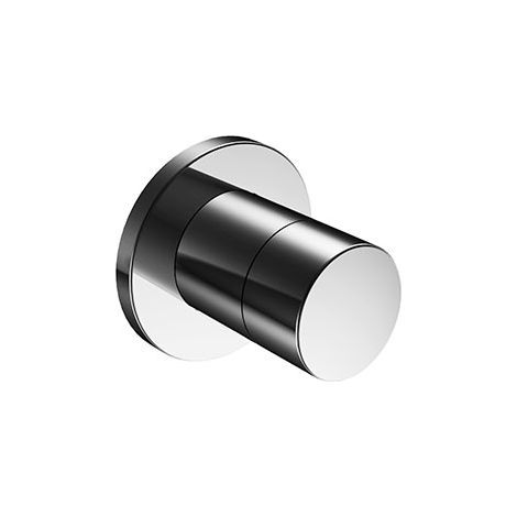 Raccord Keuco IXMO 59541, robinet d'arrêt pour montage encastré DN15 avec poignée IXMO Pure, Coloris: Nickel poli - 59541040001 (1/2)