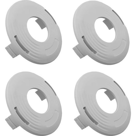 Set of 4 brushcutter head caps, compatible with Stihl AutoCut 27-2 FS70R FS80R FS90 FS85R FS130R FS131R KM90R KM91R, replaces part 4002 713 9712 (1/5)