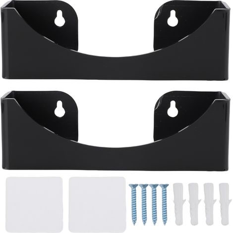 Soavoa Étagère à Casquettes Murale Acrylique Noire 40 Places pour Chambre et Bureau Design Courbé Protection Optimale (1/3)