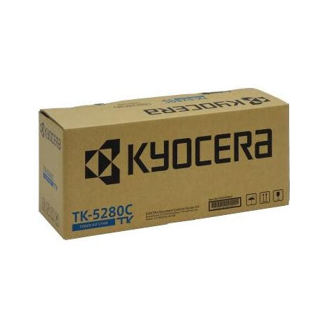 Kyocera Toner TK-5280C TK5280C Toner-Kit TonerKit Cyan (1T02TWCNL0) (1/2)