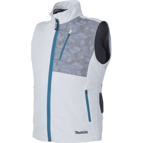 Makita – Gilet climatique sans fil – Taille L – 100 % polyester – Ventilateurs plats avec moteur BL – Pour environnement chaud (1/5)