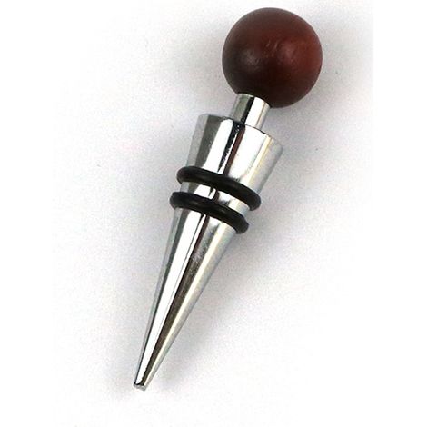 Bouchon À Vin - Bouchon En Acier Inoxydable Pour Bouteille De Vin Et Boissons - Adapté À Plusieurs Diamètres De Bouchon - 1 Pièce (1/5)