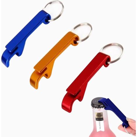 3 piezas de abridor de botellas de cerveza, abridor de botellas, abridor de botellas, abridor de botellas de colores, mini abridor de botellas (1/4)