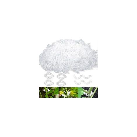 Lot de 250 clips de sécurité pour plantes, pour soutenir tomates et tiges de légumes dans votre jardin ou serre (1/5)