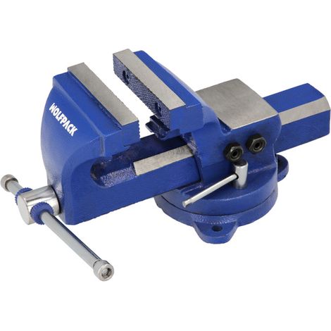 WOLFPACK LINEA PROFESIONAL Tornillo Banco Giratorio Heavy Duty 105 mm Banco De Mesa Giratorio, Tornillo Sujeción, Abrazadera De Banco, Tornillo Banco Tubos (1/5)