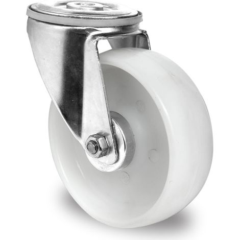 CASCOO Rückenlochlenkrolle ø 125 mm Serie N0N0 Rollenlager