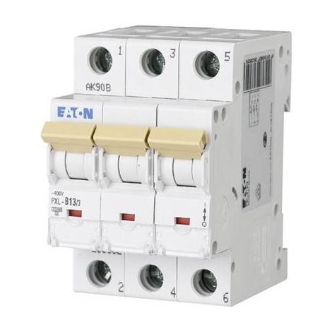 Eaton Disjoncteur (MCB), 13 A, 3p, caractéristique : B, 236382 (1/2)