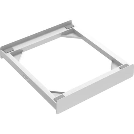 kit di sovrapposizione universale per lavatrice e asciugatrice meliconi "torre essential" bianco 60x55x5,5 cm