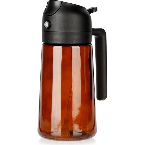 Glass Oil and Vinegar Sprayer, 450ml, Brown (1/5)