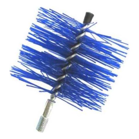 Cepillo para chimenea de nylon, redondo, de 120 mm