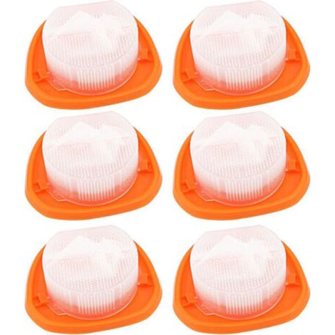 Lot de 6 filtres pour aspirateurs à main Black & Decker HNVC220BCP07, HNVC215BW52, HNV215B12, HNVC215B10, HNVC115J06, HNVC115B22, HNVC220BCZ01 (1/5)