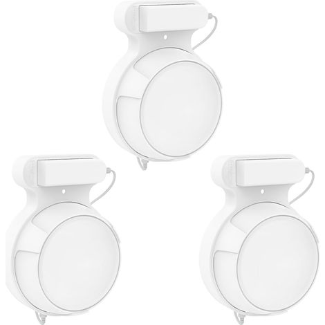 Stander Lot De 3 Supports Muraux Simples Et Robustes Compatibles Avec Tp Link Deco Be23 / Be25 / Be3600 / Be5000 Mesh Wifi 7 (Blanc, 3 Pièces) (1/5)