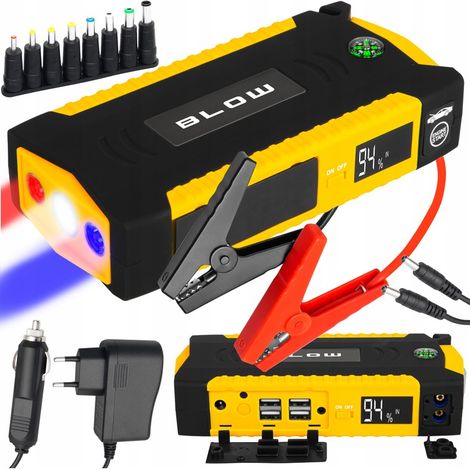 Potente arrancador portátil con batería externa de 12 V y 16800 mAh. (1/5)