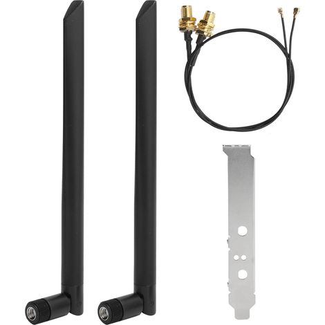 2 Pièces Câble de Connexion IPEX vers SMA pour Routeur WiFi 2.4GHz avec Antennes Externes 8DB (1/5)