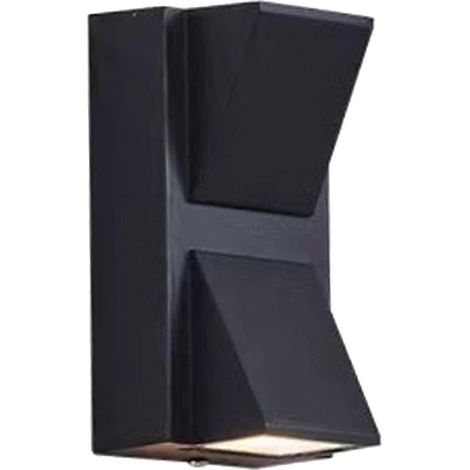 Applique murale extérieure LED résistante aux intempéries, éclairage vers le haut et vers le bas, antirouille, pour terrasse, jardin, porche, lumière chaude (1/5)