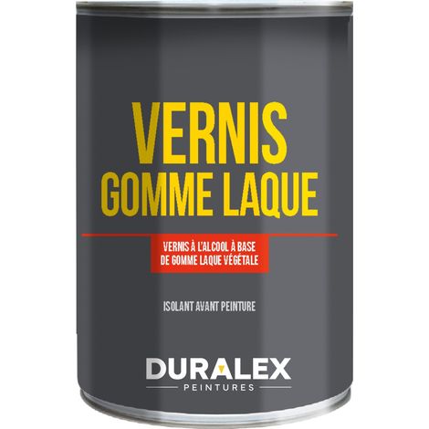 Duralex – Vernis à l’alcool pour meuble et objet – Finition brillante incolore – Séchage rapide 15-20 mn – Rendement 12-14 m²/L – 118100112