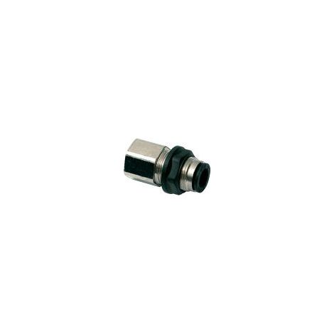 Adaptateur filetage à tube de traversée Legris LF3000 vers Enfichable 4 mm G 1/8 Femelle ( Prix pour Paquet de 5 )