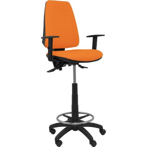 Sgabello Elche S bali arancione braccioli regolabili arancione
