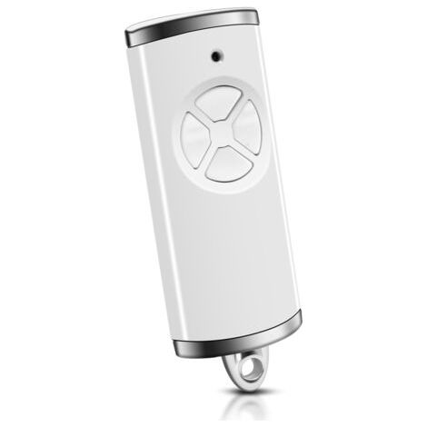 868,3MHz Télécommande Portail, Télécommande de porte de garage Compatible avec Hörmann bs HSM4 HSE2 HS1 HS4 HSZ1 HSZ2,Bip Portail de Garage - Blanc (Lot de 1)