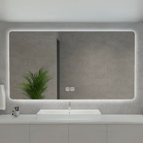 Specchio smart rettangolare YJ-70180A con retroilluminazione 70x180 cm.