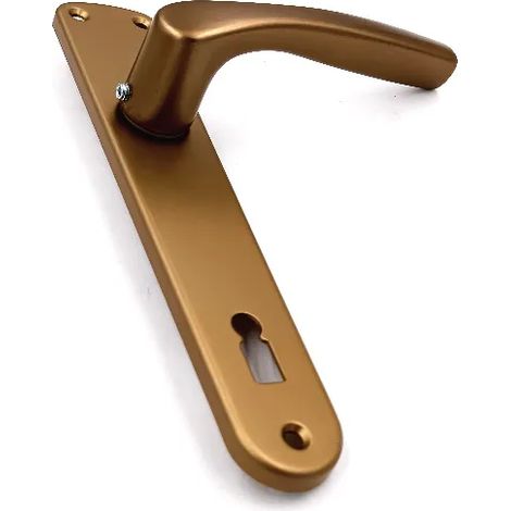 MANIGLIA GPB GABRY PLACCA 8X90 ALLUMINIO BRONZO (1/4)