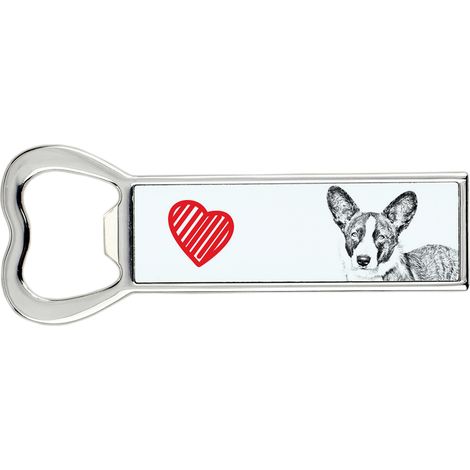 Cardigan Welsh Corgi - apribottiglie con cane, apri frigo personalizzato, regalo unico per uomo di Art-Dog (1/5)