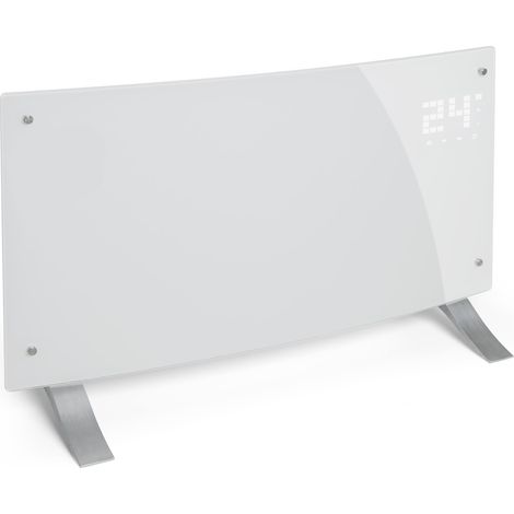 Klarstein – Convecteur mobile 2000W – Chauffage d'intérieur silencieux avec thermostat – Programmation hebdomadaire – Protection contre la surchauffe