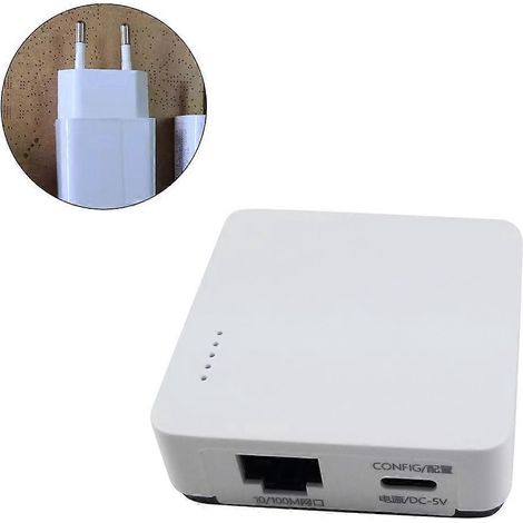 Serveur d'impression sans fil WiFi avec port USB NP330 - Partage d'impression pour imprimante - EU-NP331N (1/5)