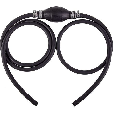 Assemblage de ligne de carburant de 8mm ampoule d'amorçage d'essence avec tuyau en caoutchouc pour raccords moteur de bateau marin pompe à Siphon à main hors-bord (1/4)