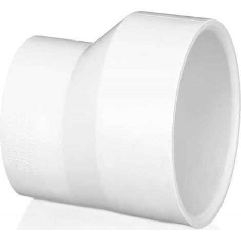 Reduction Excentree PVC 80 mm - 63 mm - Pour Evacuation Eaux Usees - 1 Unite (1/5)