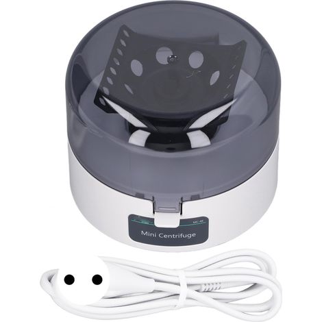 Mini centrifugeuse scientifique vitesse variable 4000 tr/min paillasse laboratoire AC100-240V prise UE (1/5)
