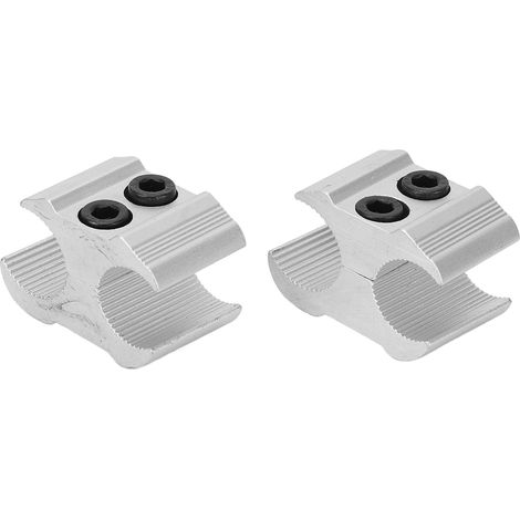 Colliers de serrage en alliage d'aluminium pour tuyaux de 19 mm x 22 mm, clips et blocs pour fauteuils roulants et déambulateurs. (1/5)