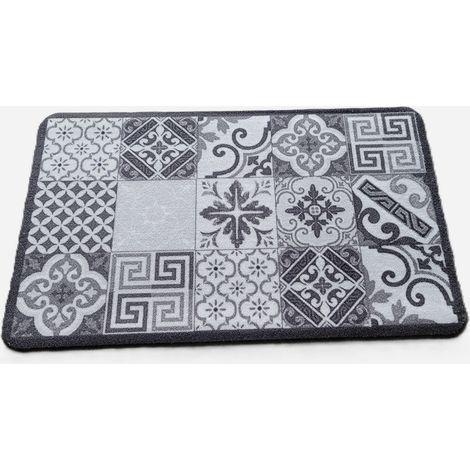 Tapis carreaux de ciment gris HDI 40 x 60 cm