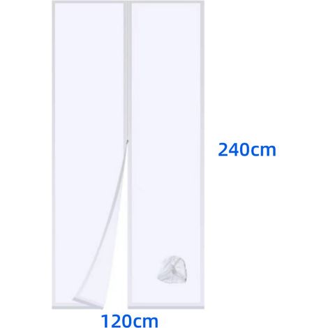 Bâche d’étanchéité pour climatiseur mobile 240 x 120 cm – Plaque de fermeture pour fenêtre à battants et porte coulissante (1/5)