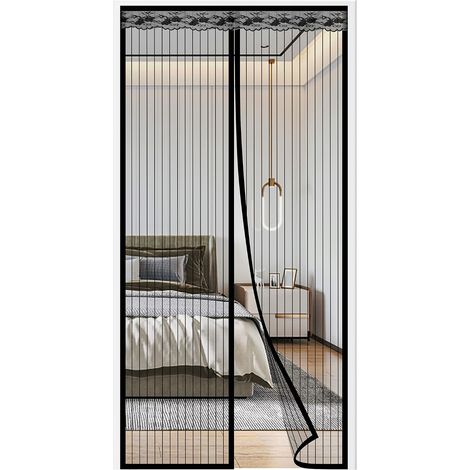 Magnetic Mosquito Net Door, Magnetic Automatic Mosquito Fly Screen Door Curtain for Window/Kitchen/Living Room/Bedroom/Patio (1/5)