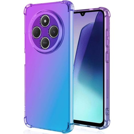 Fallfeste Schutzhülle mit Farbverlauf für Xiaomi Redmi 14C / Xiaomi Poco C75, Lila / Blau (1/5)