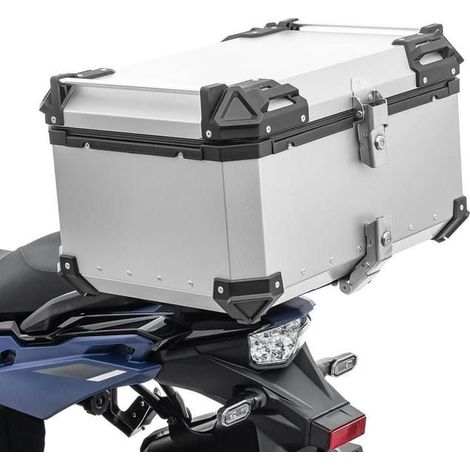 Top case aluminium moto Bagtecs XB65 - 65 Litres - Étanche - Résistant - Fixation par œillets
