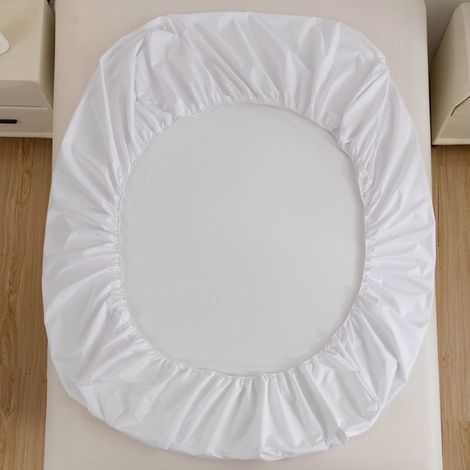 Drap-housse – Linge de lit haut de gamme – Convient aux matelas jusqu'à 25 cm d'épaisseur – Ultra doux – Convient aux matelas à ressorts – Qualité hôtelière – Couvre-lit – Blanc – 200 x 220 cm (1/5)