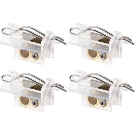 Lot de 4 stores avec cordon mécanisme auxiliaire pièces détachées pour stores éléments de décoration intérieure accessoires décoratifs transparent