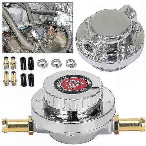 Régulateur de pression de carburant réglable pour moteurs à carburateur