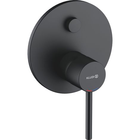 Kludi Bozz Wannenarmatur 387593976 Unterputzarmatur, mattschwarz (1/3)