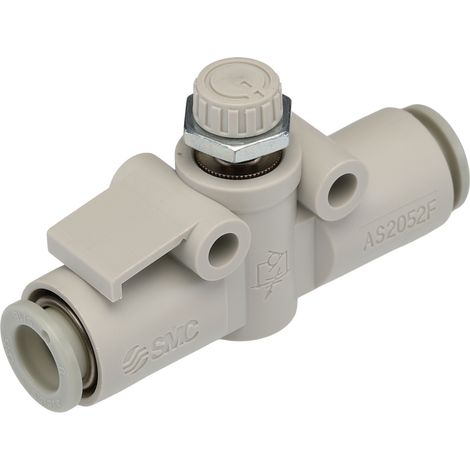 Régulateur de débit SMC AS, 8mm ( Prix pour 1 )